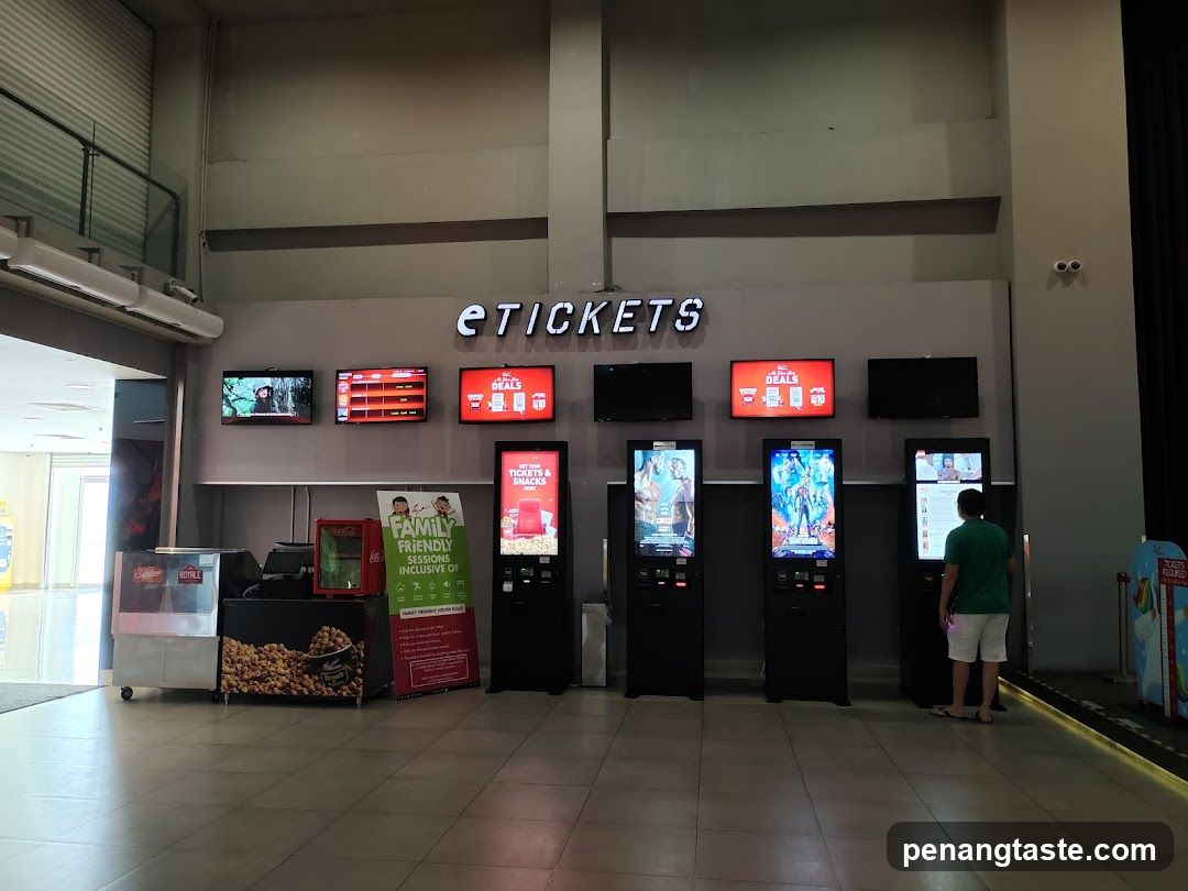 Movie Theater Ticket Kiosk Area