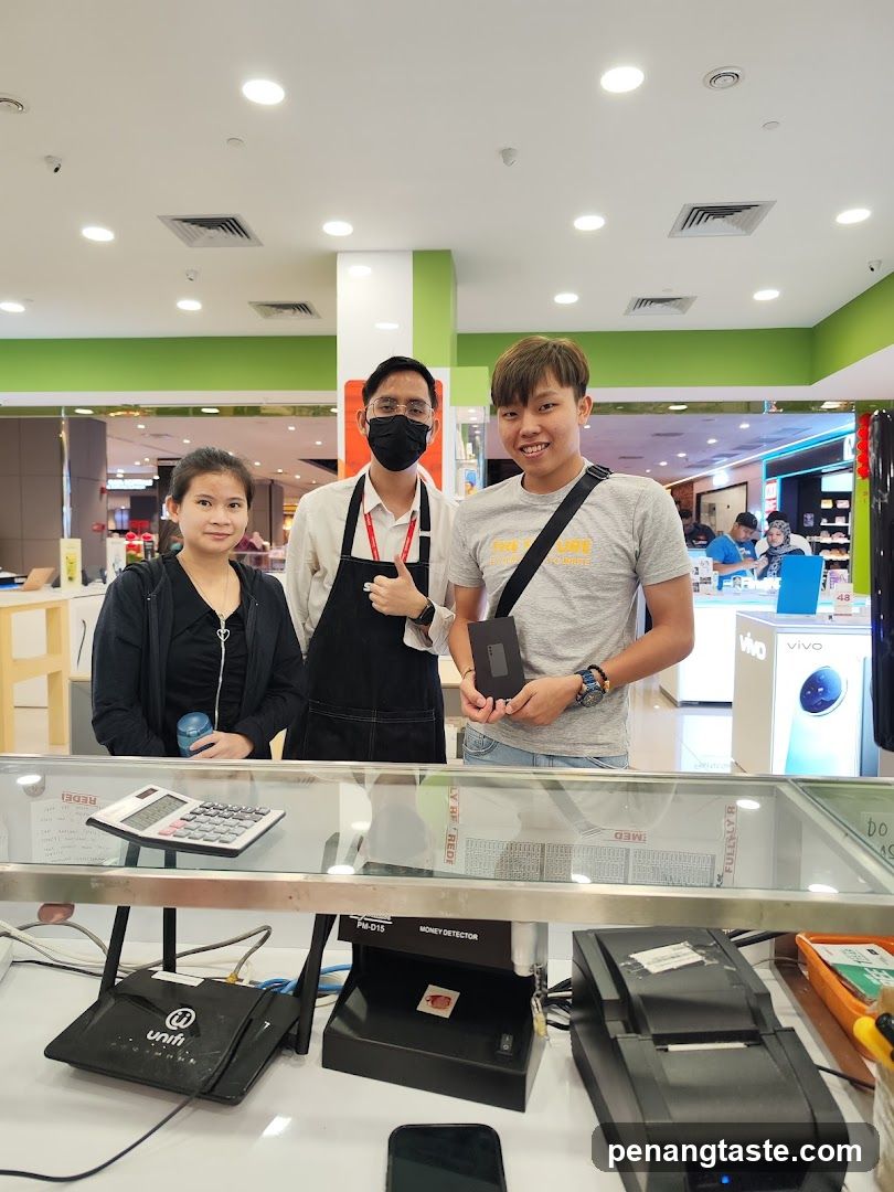 Store Interior with Staff and Products