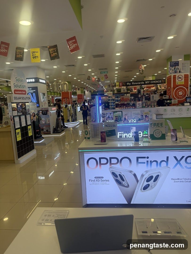 Electronics Store Interior Display