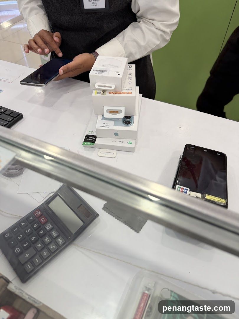 Mobile Phone Store Counter