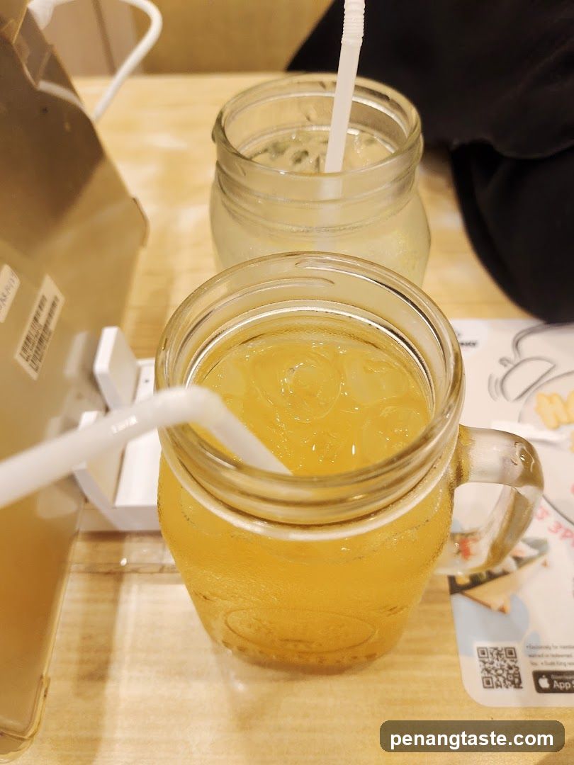 Mason Jar Drinks on Table