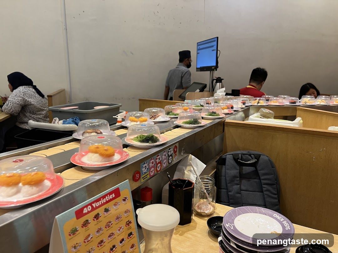 Sushi Conveyor Belt Restaurant Interior