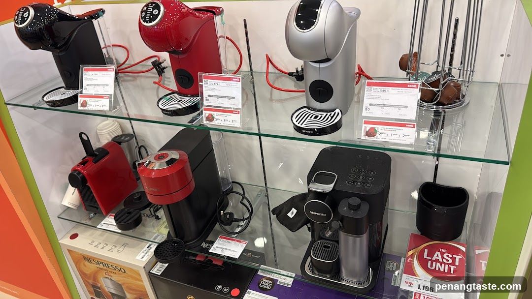 Nespresso Coffee Machines Display