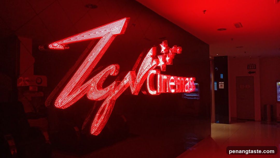 Red Neon Cinema Signage