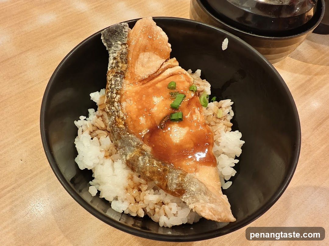 Grilled Fish Rice Bowl