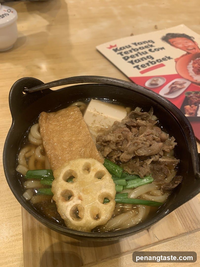 Noodle Bowl with Lotus Root and Beef