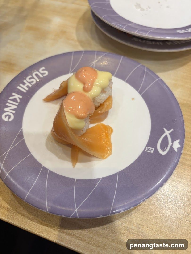 Sushi King Plate with Salmon and Sauce