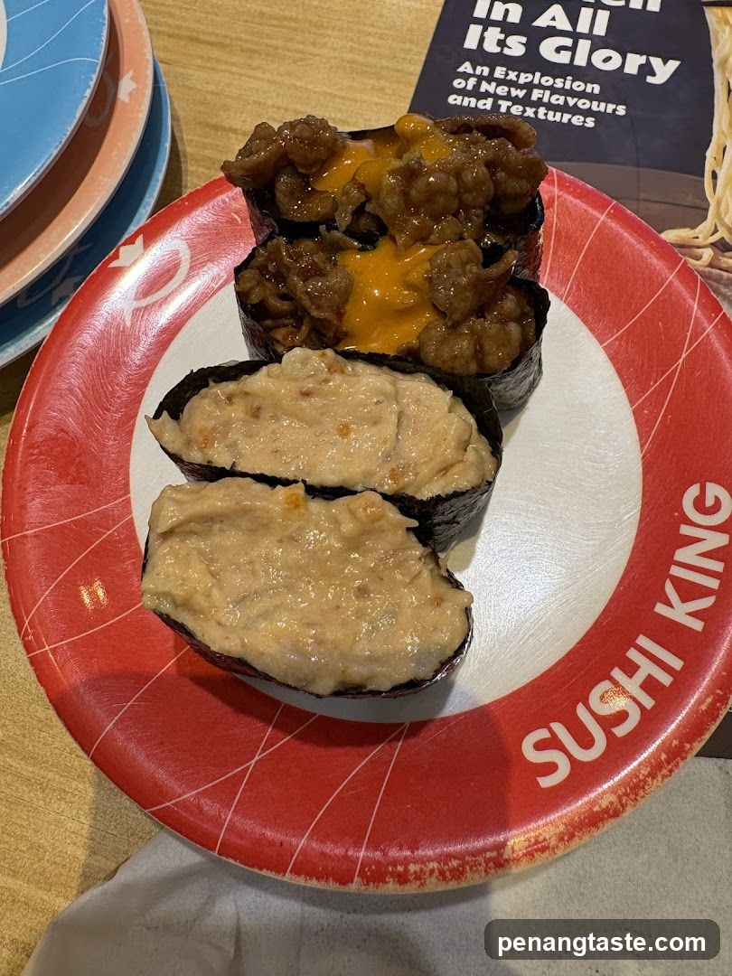 Sushi King Plate with Onigiri and Spicy Tofu
