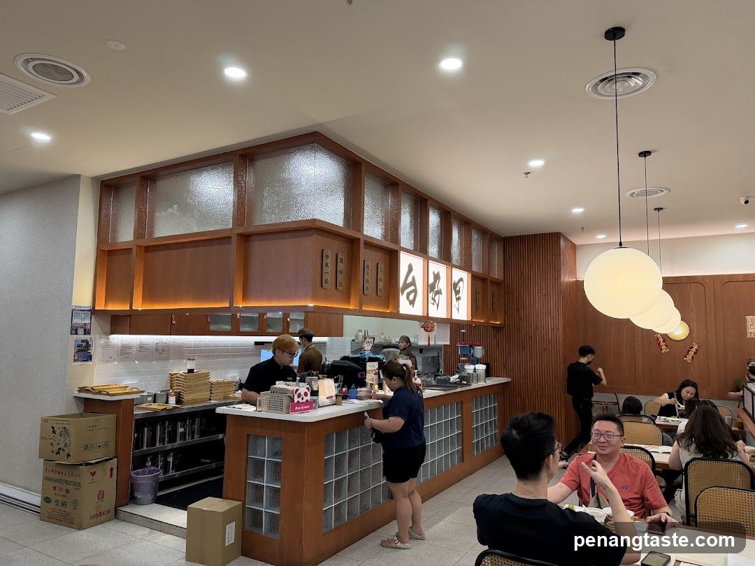 Restaurant Interior with Staff and Customers