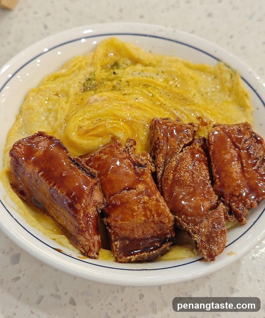Braised Pork with Omelette Rice Bowl