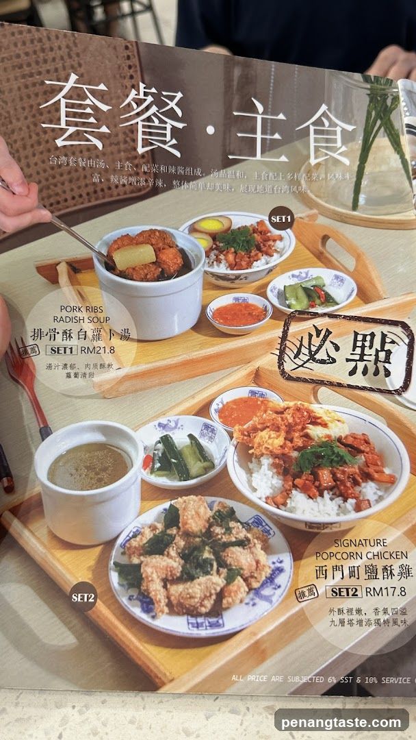 Food Menu Display