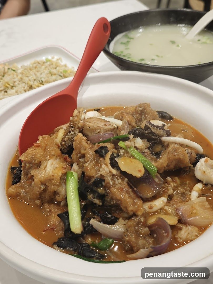 Stir-fried Fish with Vegetables and Soup