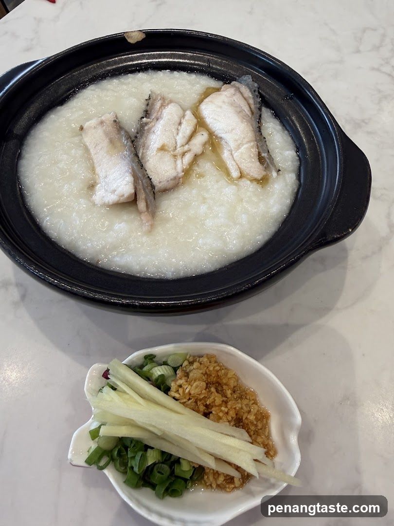 Fish Porridge with Condiments