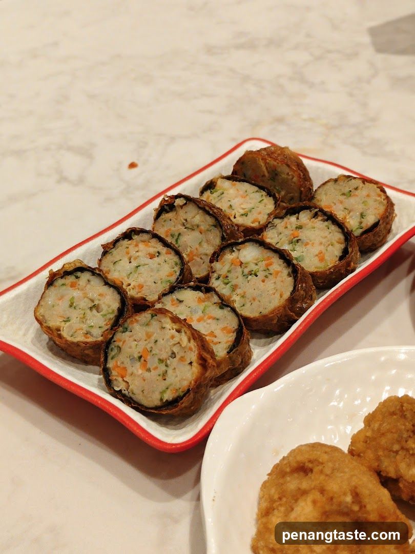 Fried Vegetable Rolls with Carrots and Herbs