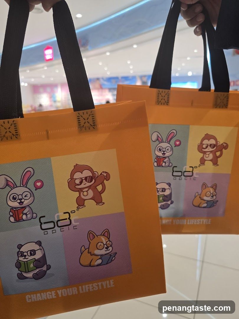 Shopping Bag with Cartoon Characters