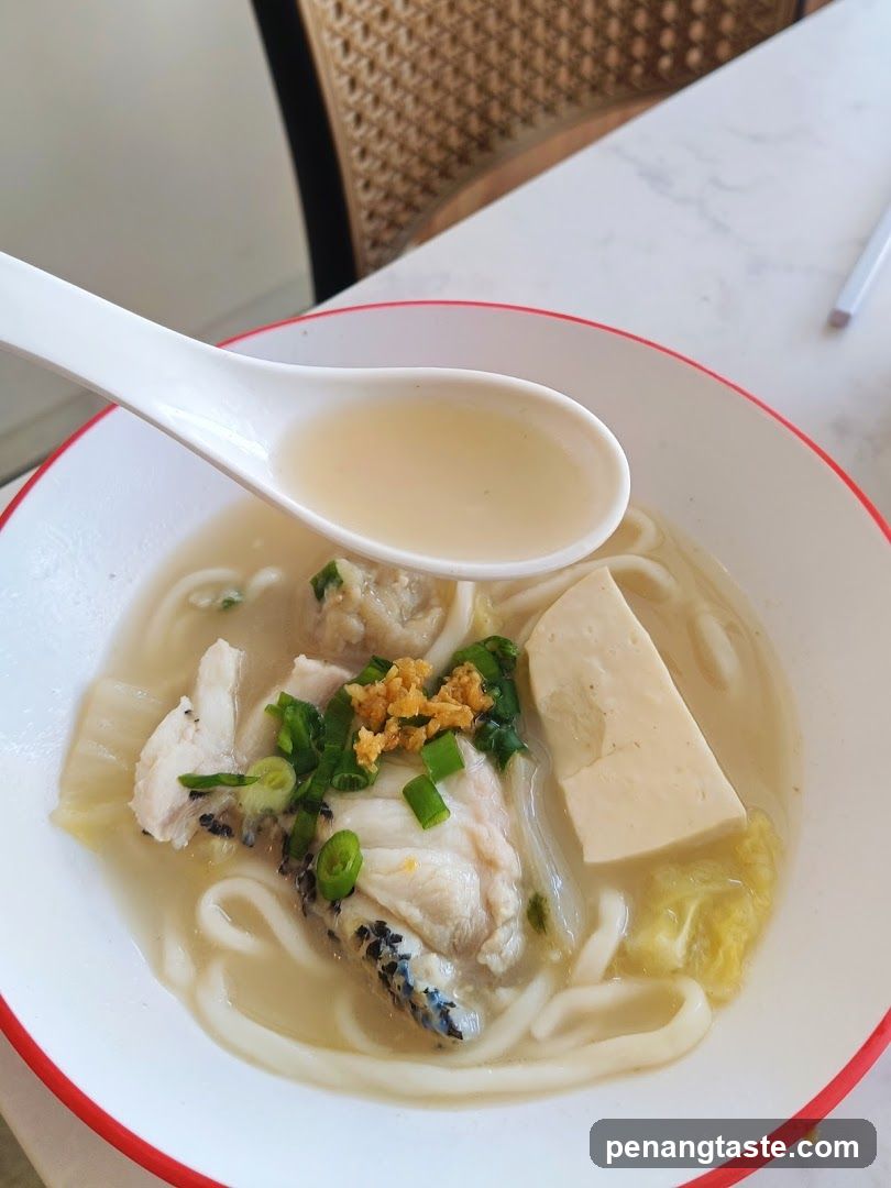 Fish Noodle Soup Bowl