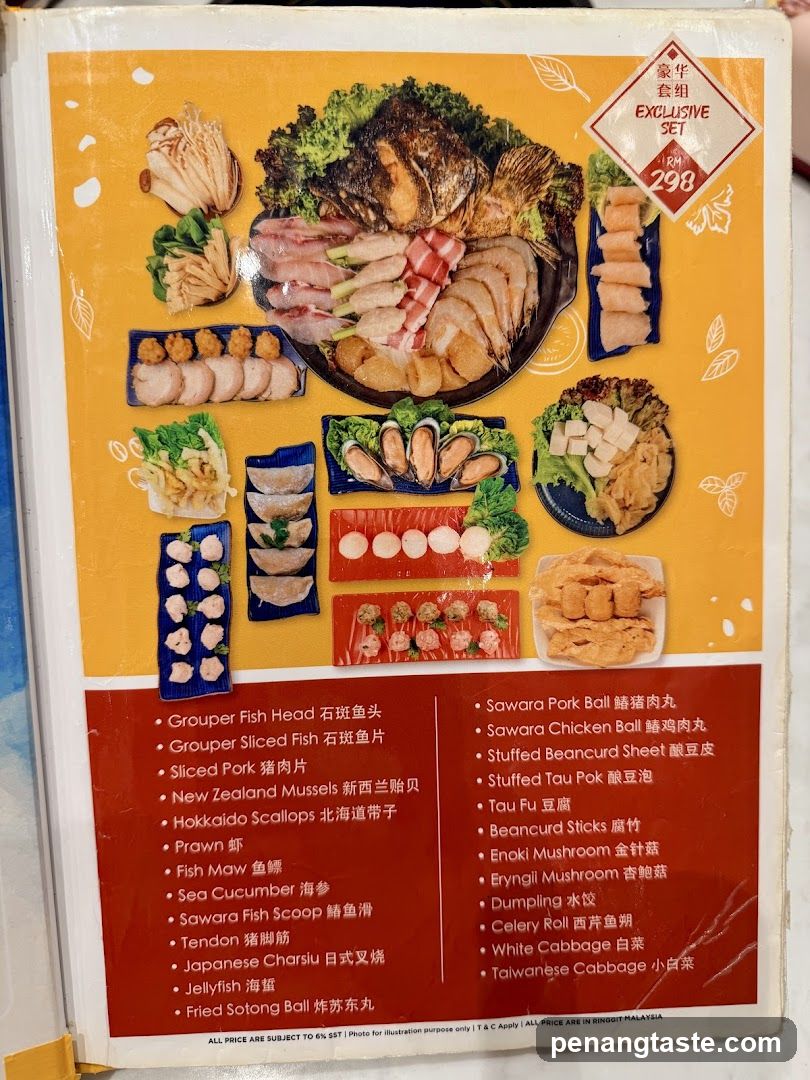 Luxury Set Menu