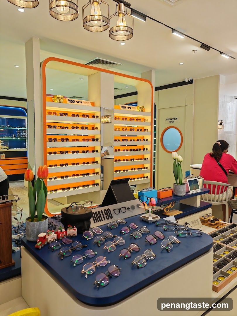 Optical Store Interior Display