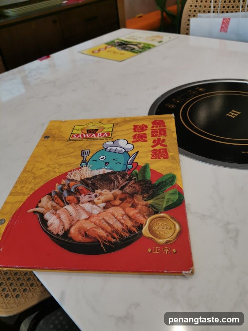 Sawara Fish Head Hotpot Menu