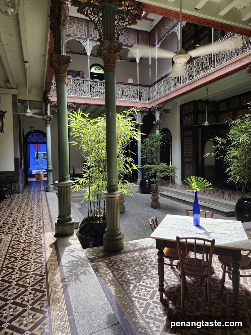 Interior Courtyard with Dining Area