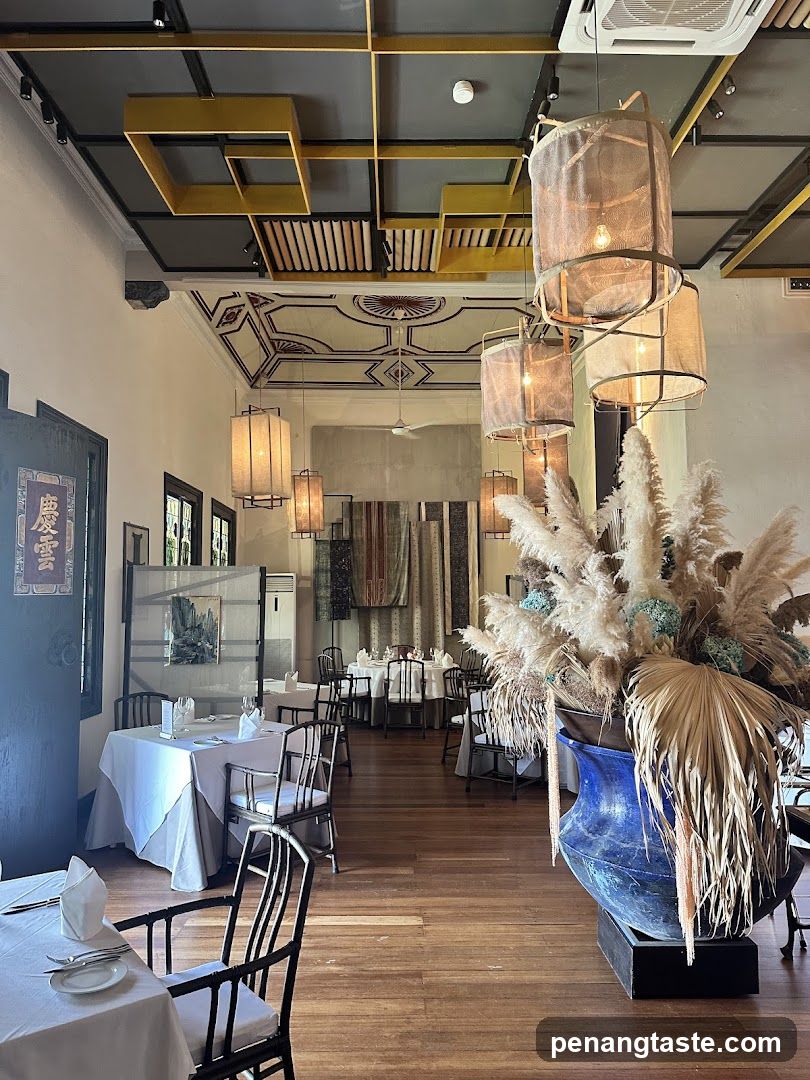 Restaurant Interior with Decorative Elements