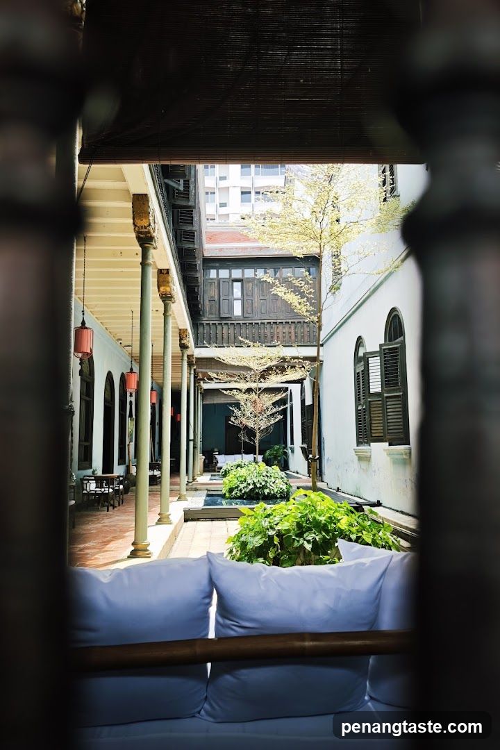 Courtyard View from Balcony