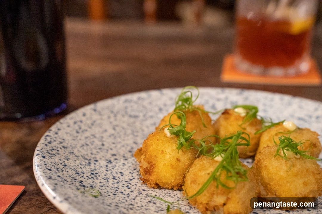 Fried Croquettes with Garnish