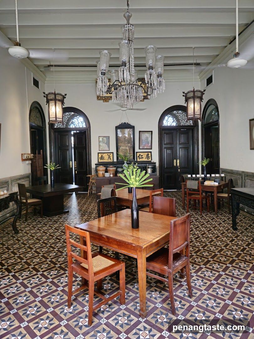 Interior of a traditional dining room