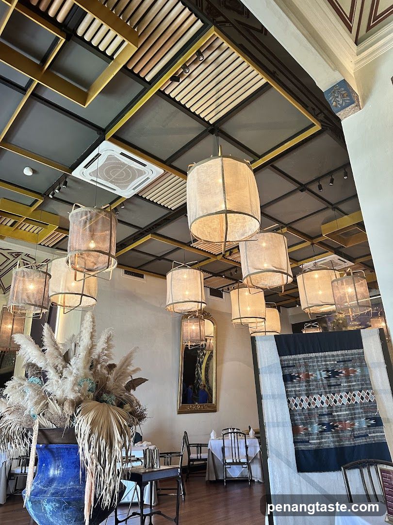 Interior of a restaurant or dining space