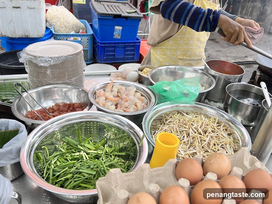 Street Food Stall Ingredients