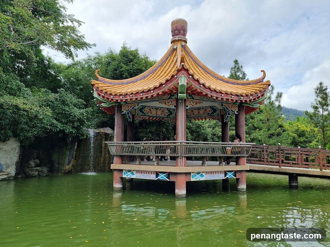 Traditional Pavilion on Lake