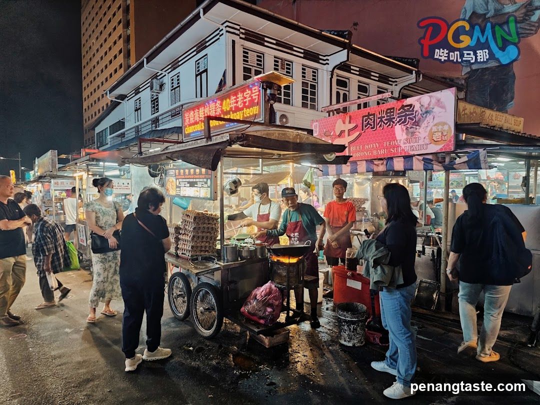 Night Market Food Stall Scene