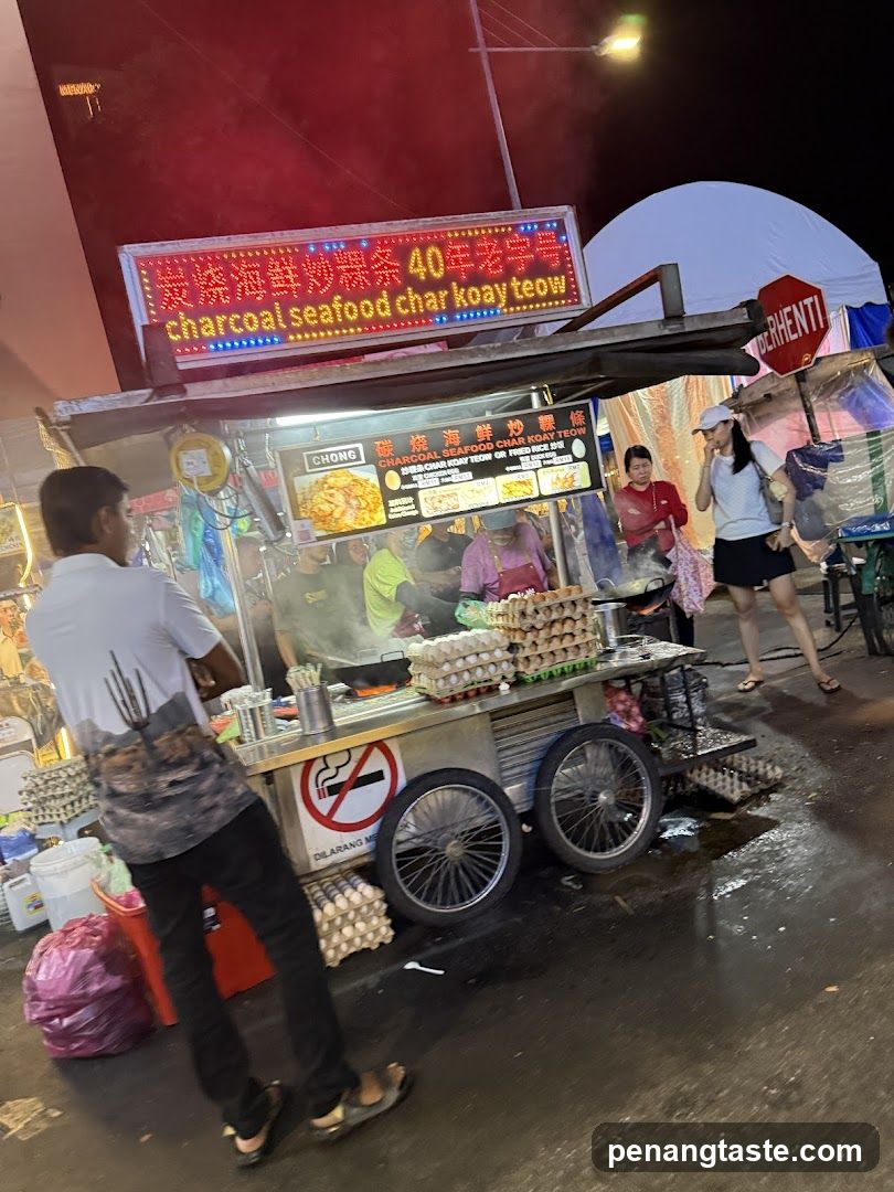 Street Food Stall at Night