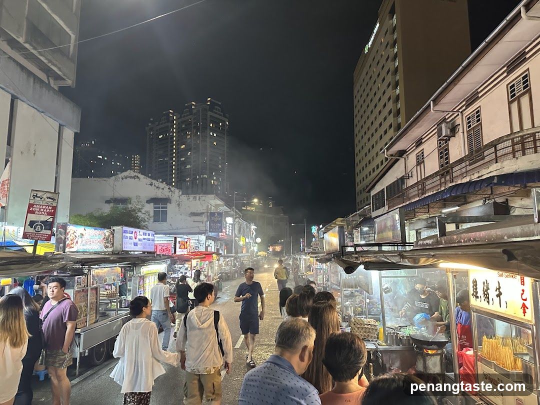 Night Market Street Scene