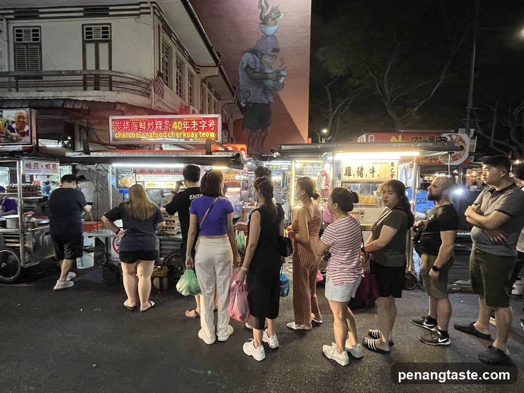 Night Market Street Scene