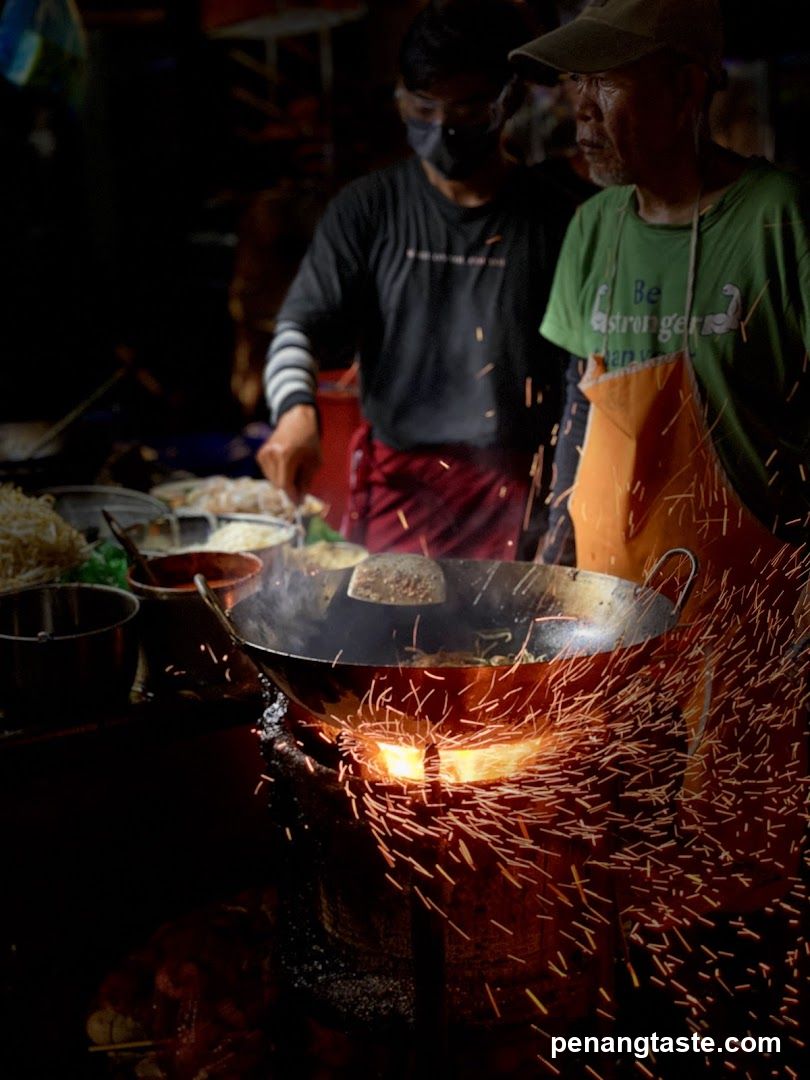 Street Food Cooking Scene