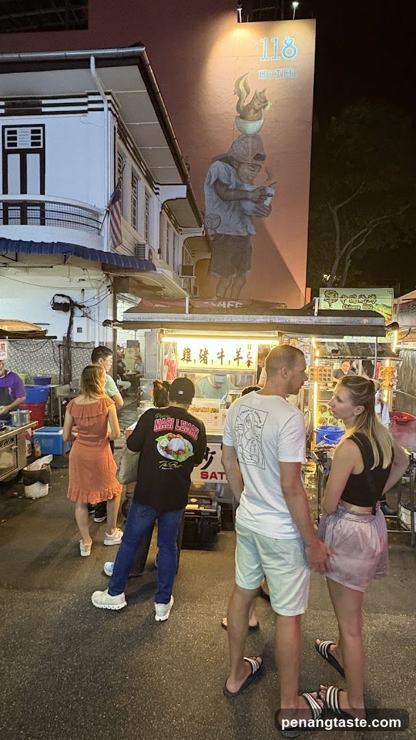 Night Market Street Scene