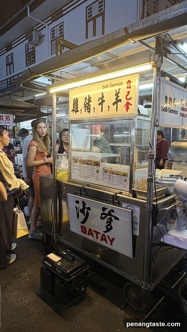 Satay Stall at Night Market