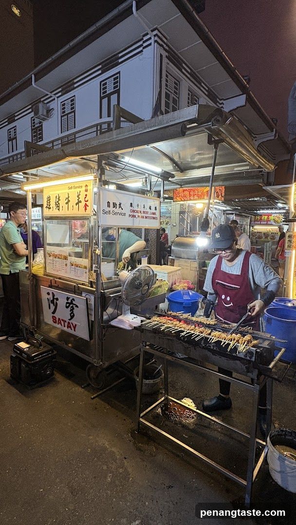 Street Food Stall at Night