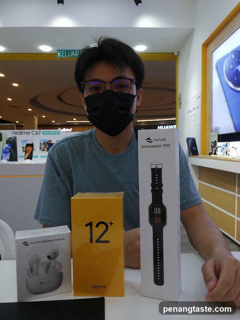 Tech Store Interior with Products Display