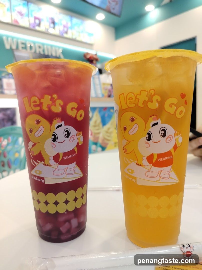 Beverage cups with Let's Go branding