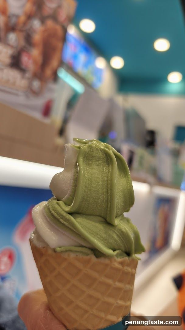 Matcha Ice Cream Cone