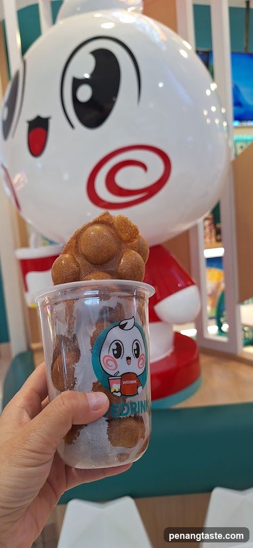 Bubble Tea with Waffle Cone