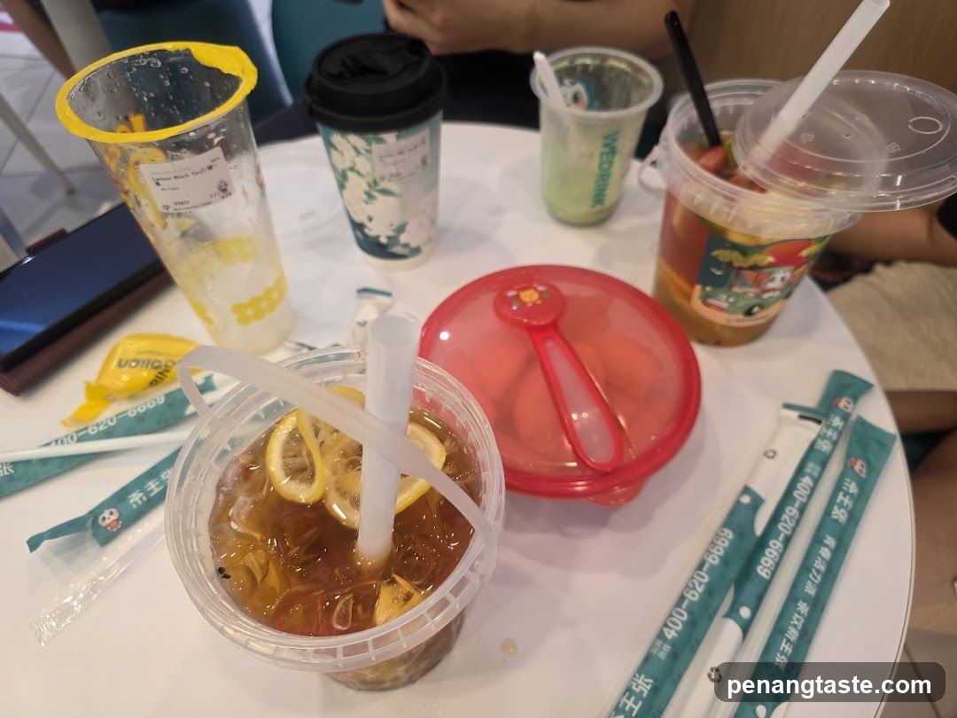 Beverage Table Spread
