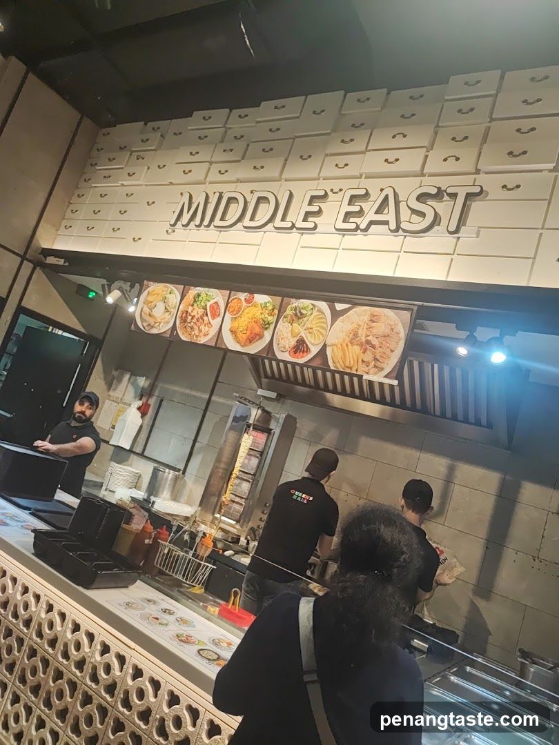 Middle East Food Stall Interior