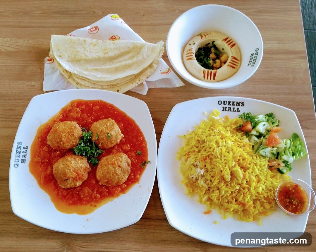 Queens Hall Meal Spread