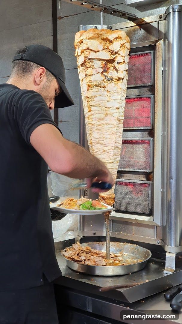 Shawarma Preparation
