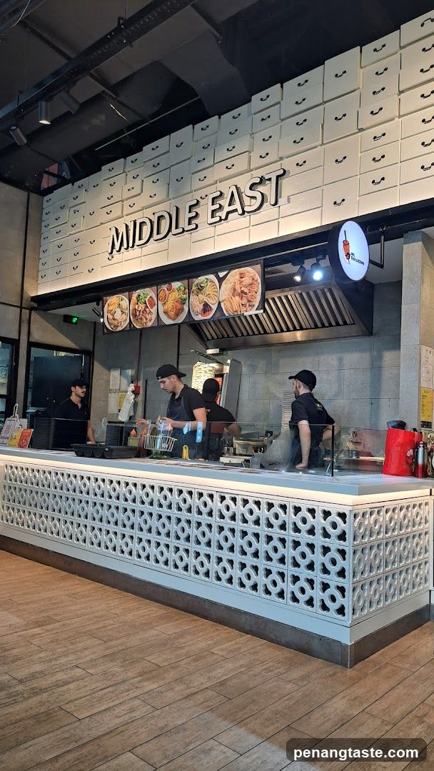 Middle East Food Stall Interior