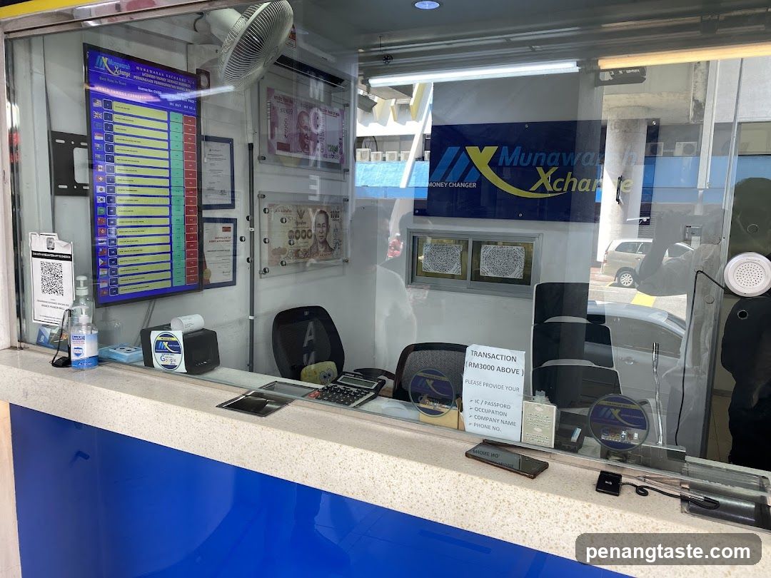 Currency Exchange Counter Interior