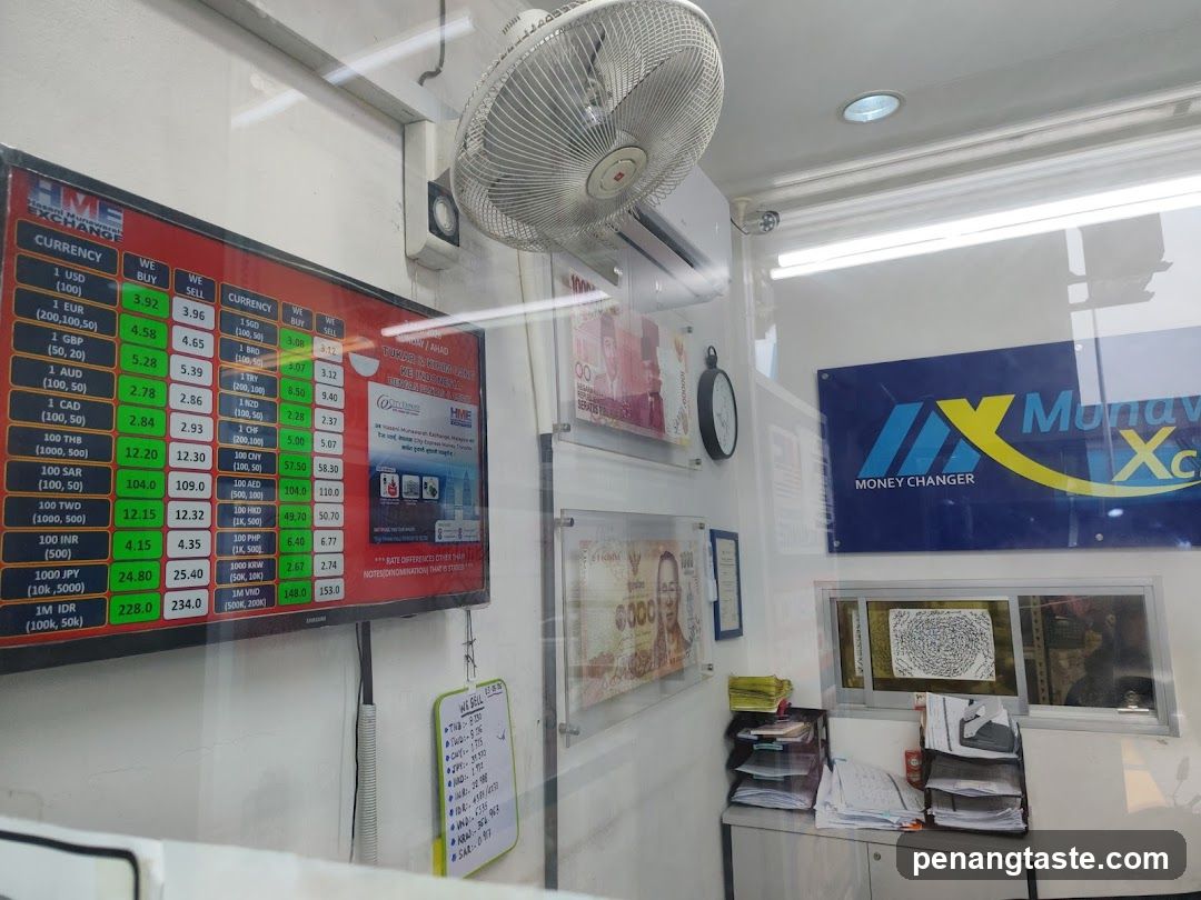 Currency Exchange Interior View